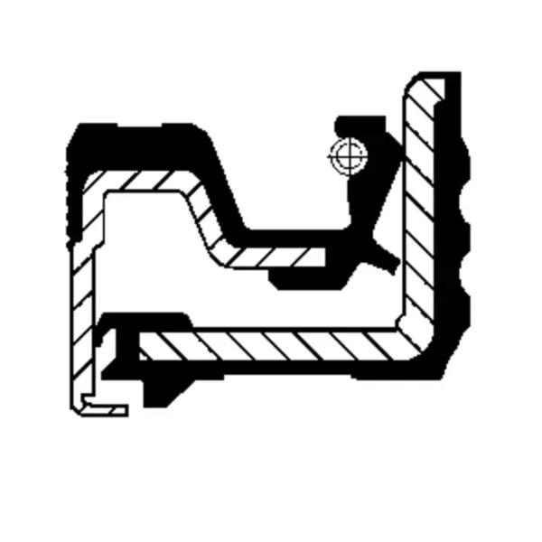 RWDR-KASSETTE    55,0X 80,0X 12,5 FKM