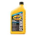Pennzoil Ultra Platinum Synthetic SAE 0W-40 Motor Oil - Quart
