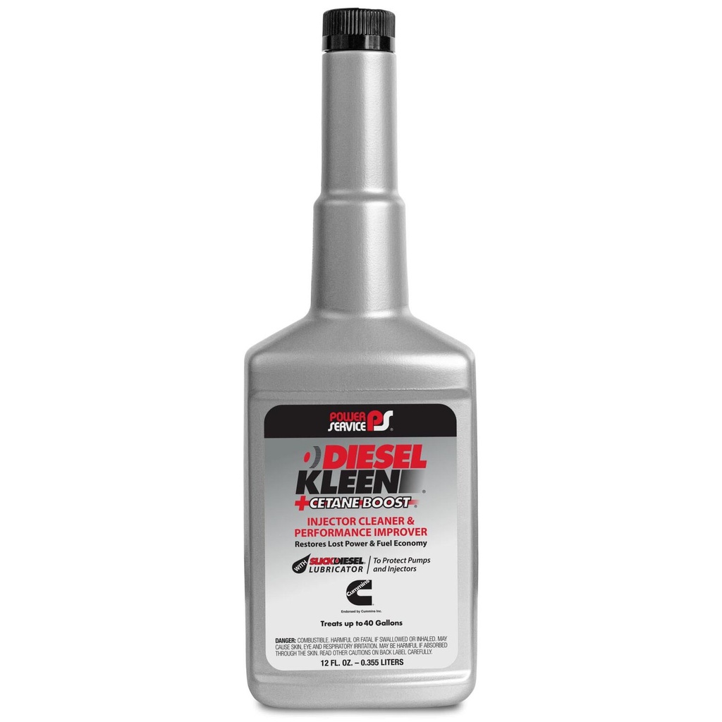 Power Service Diesel Kleen +Cetane Boost - 12 Oz.